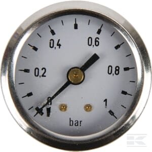 Manometras Ø40, 0–1 bar, 1/8", montuojamas į panelę MA401P02ST