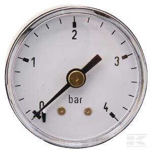 Manometras Ø40, 0–4 bar, 1/8", galinis pajungimas MA404B02ST