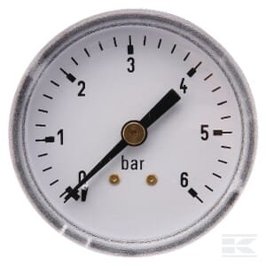 Manometras Ø50, 0–6 bar, 1/4", galinis pajungimas MA506B04ST