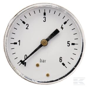 Manometras Ø63, 0–6 bar, 1/4", galinis pajungimas MA636B04ST