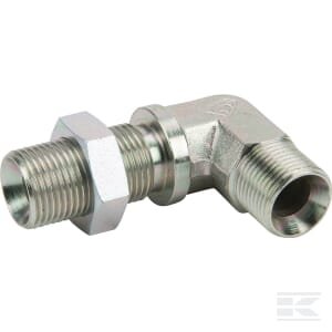 Sienelinis adapteris 90° 1/2" BSP MM9008BH