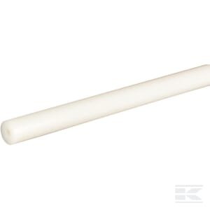 Tuščiaviduris liejinio poliamido strypas, vidinis Ø20 mm, išorinis Ø40 mm, 1 m Kramp NL4020