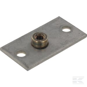 Dviejų skylių plokštelė nerūdijančio plieno Gr.0 RS9410RVS