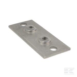 Dviejų skylių plokštelė plieninė Gr.5 RS9415