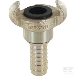 Naginė jungtis su 19 mm sukuojamu žarnos antgaliu SKG19DR