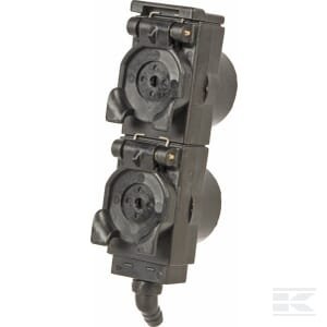 Dangtelis ir išleidimas 2x, atstumas: 61 mm 45° TARV26145GR