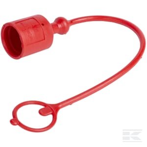 Apsauginis kištukas raudonas HNV-M 1/2 TFH12