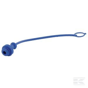 Apsauginis kištukas NV 1/4" mot. mėlynas TM14B