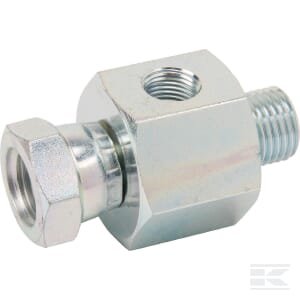 Perėjimas M/F 1/4" su matavimo jungtimi 1/8" BSP VNBW04M02