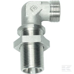 Alkūnė per sienelę 8L nerūdijančio plieno WSS8LSS