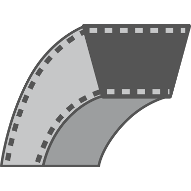 Važiavimo pavaros diržas Simplicity Courier SZT110 SZT150 ORIGINALI DALIS 12.7×1295