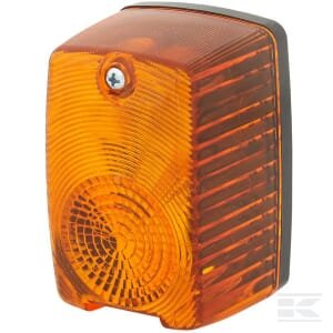 Posūkio žibintas 21W, stačiakampis, 12V, geltonas, tvirtinamas varžtais, 90x55x60mm, Hella 2BA002652101