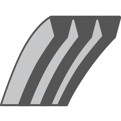 Dvigubas transmisijos pavaros diržas Ferris IS2600 ORIGINALI DALIS 37×1060