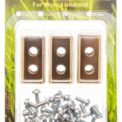 Robotinės vejapjovės peiliai Worx Landroid Titanium 30 vnt