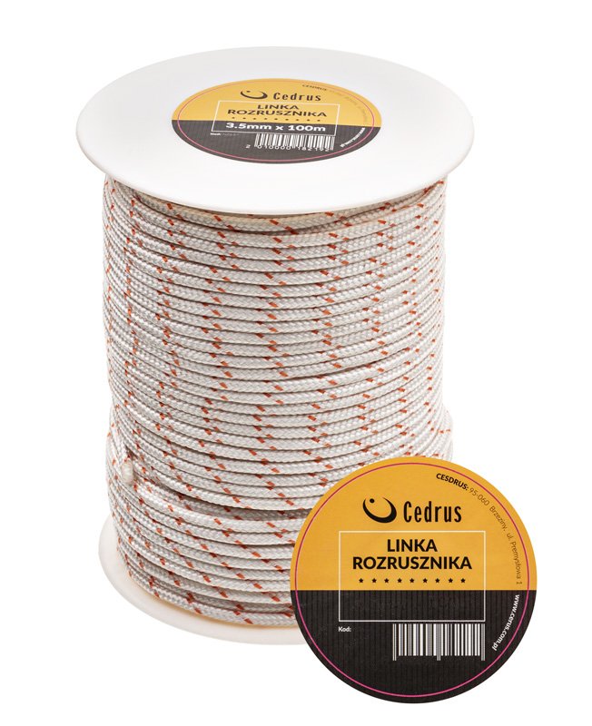 Starterio virvė 3,5 mm x 100 m