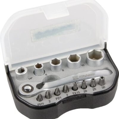 Mini 1/4" galvučių rinkinys, 14 dalių 1804970909KR