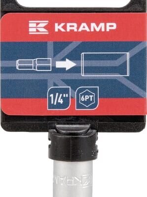Antgalių adapteris 1/4" su šešiakampe vidine pavara 18060064900KR
