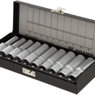 1/2" galvučių rinkinys, 10 dalių 1804924010KR