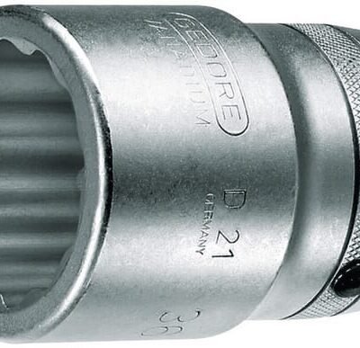 1" dvylikakampės UD profilio galvutės D21 DPD2136