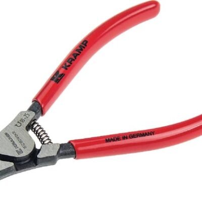 Išorinės fiksavimo žiedų replės su lenktais antgaliais 1812180140KR