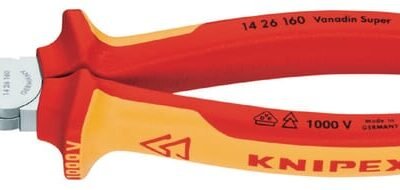 VDE šoninio kirpimo replės laidų izoliacijai nuimti iš šono 14.26, izoliuotos, 1000 V TA1426160
