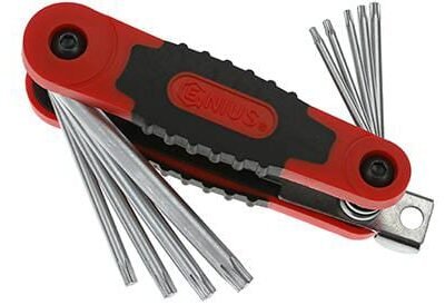 Sulankstomas Torx raktų komplektas, 9 dalių VLA1698