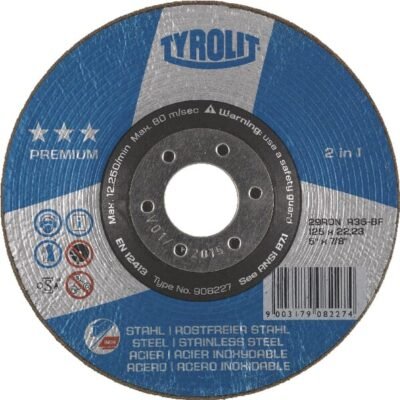 Šlifavimo diskas Premium metalui / nerūdijančiam plienui BD115A36