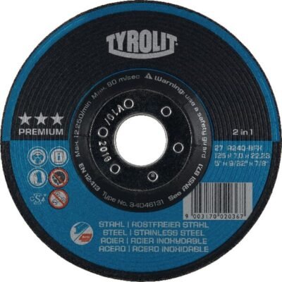 Šlifavimo diskas Premium metalui ir nerūdijančiam plienui 2-in-1 34046120