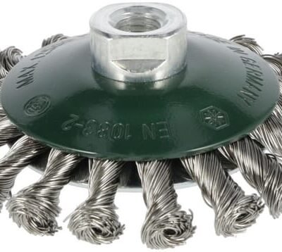 Ratinis vielinis šepetys M14, 0.5 x 115 mm, nerūdijančio plieno 2632351