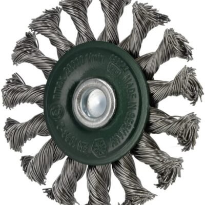 Vielinis šepetys ratukui 6 mm, 0.5 x 75 mm, nerūdijančio plieno 202611351