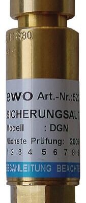 Deguonies–acetileno atbulinis vožtuvas WP85210