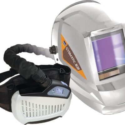 Suvirinimo šalmas su kvėpavimo apsauga LCD Gysmatic 047846GYS