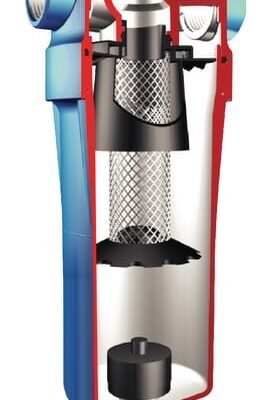 Kondensato atskirtuvas su automatiniu plūdiniu nusausinimu 03A0060AG