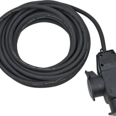 Statybinis ilginamasis kabelis su trigubu guminiu lizdu, IP44 EM1167810301