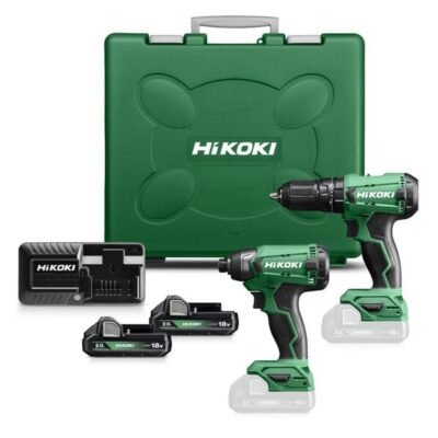 KC18DA akumuliatorinio smūginio gręžtuvo-suktuvo ir smūginio suktuvo rinkinys 18 V KC18DAWCZ