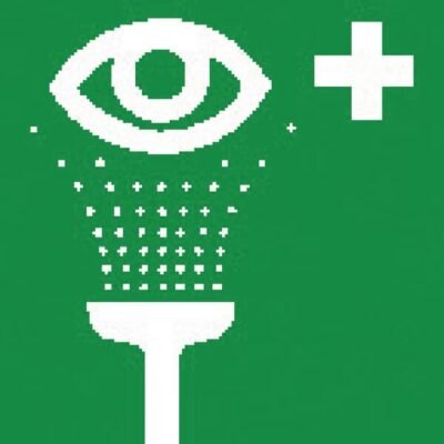 Saugos ženklas – akių plovimo vieta WB250412