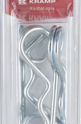 Dvigubas R formos fiksavimo segtukas KRCL5DKRP04B