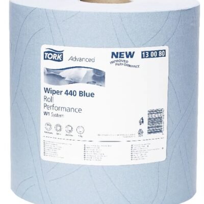 Popierinis rankšluosčių ritinys A-Tork Mechanic Blue, Tork W1/W2 sistemoms PM130080