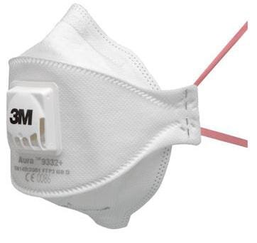 Dalelių respiratoriai 3M™ Aura™ 9300+ serija 9332P010
