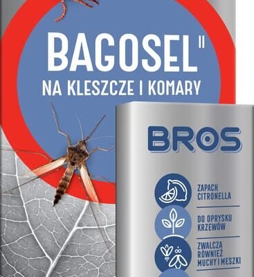 Bagosel 100EC priemonė nuo uodų ir erkių sodo purškimui Bros 15941808