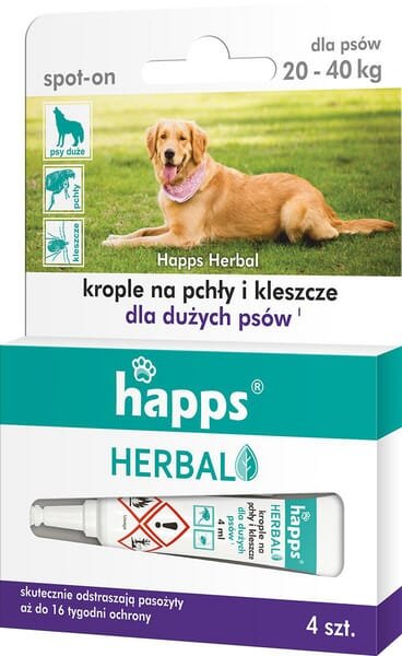 Lašai šunims nuo erkių ir blusų, 20–40 kg, Bros 15941614