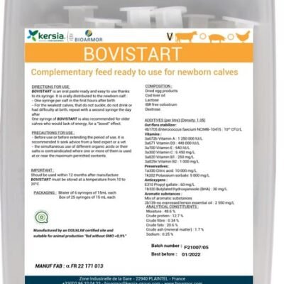 Pašarų papildas arba konservantas 15ml, Kersia BOVISTART