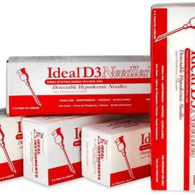 Metalu aptinkamos injekcinės adatos Ideal D3 SA9412AL