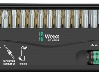 Bit-Check 30 Wood 1 Bit-Check 30 Wood 1 medienai skirtų antgalių rinkinys 05057433001WERA