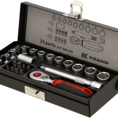 Mini 1/4" galvučių rinkinys, 23 dalių 1804922023KR