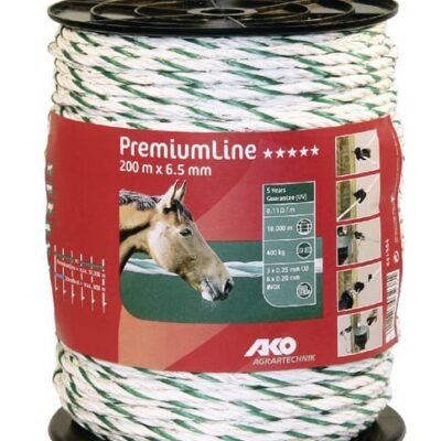 Premium elektrinės tvoros virvė AKO 441564