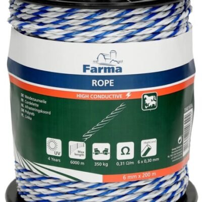 Elektrinės tvoros virvė HighCond 704016FA