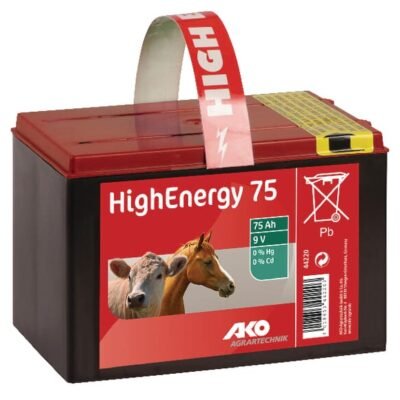 Didelės energijos 9 V sauso tipo druskos baterija 44220