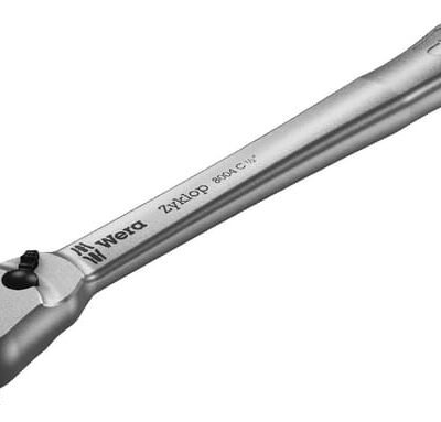 8004 C Zyklop pilnai metalinė 1/2" terkšlė su perjungimo svirtimi DP004064