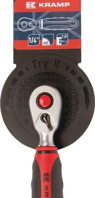 Dvipusė 1/4" terkšlė 180614005KR